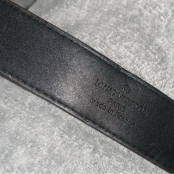 High class brown calfskin belt - Picture 2 of 2